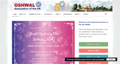 Desktop Screenshot of oshwal.org.uk